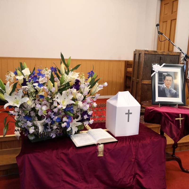 熊谷兄 – 昇天式からのお写真です